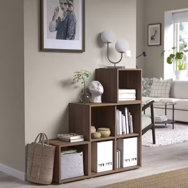 EKET Комбинация шкафов с ножками - под грецкий орех 105x35x107 см - фото 3