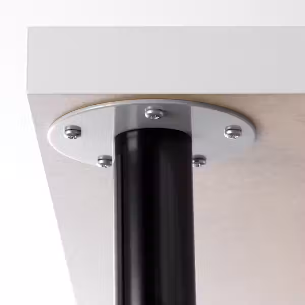 ADILS Ножка - чёрный - схема-чертеж с размерами