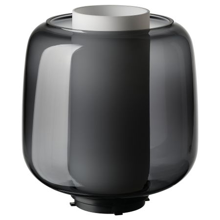 Абажур для лампы с динамиком, стекло, черный IKEA SYRLIG СИРЛИГMFONISK 904.947.47