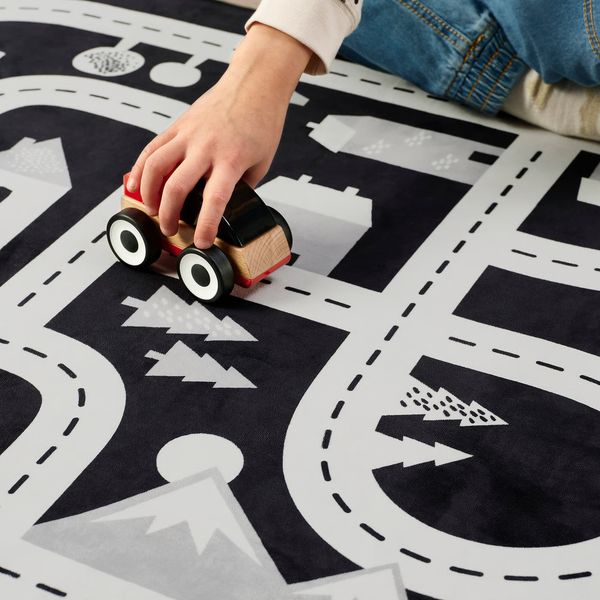 MARKKRYPARE МАРККРЮПАРЕ Ковер - темно-серый 74x100 см - фото 4