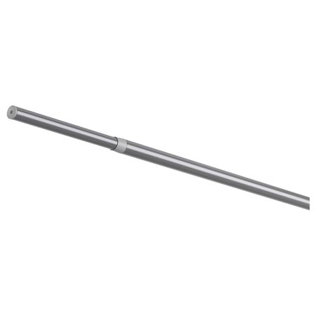 Карниз гардинный, серебристый 210-385 см IKEA RÄCKA РЭККА 604.034.52