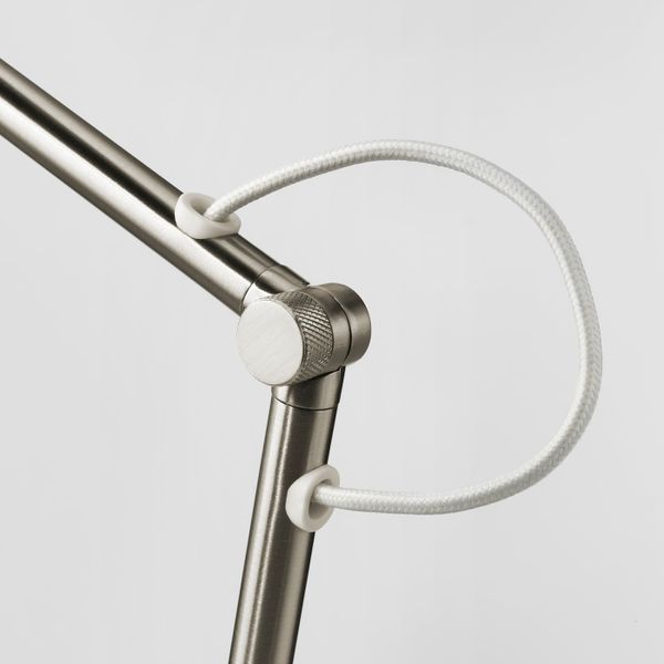 Лампа рабочая, никелированный белый IKEA NYFORS НИФОРС 403.561.97 - схема-чертеж с размерами