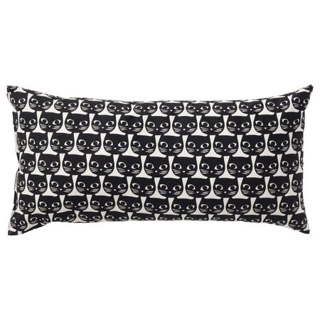 Подушка, белый, черный 30x60 см IKEA MATTRAM МАТТРАМ 003.783.23