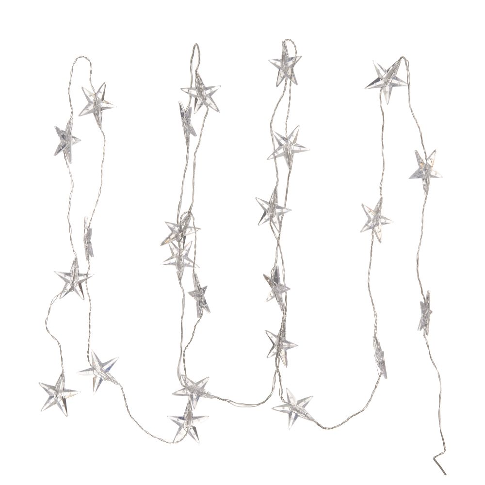 Гирлянда, 24 лампы, для дома и улицы КИЛОМЕТР, звезда - схема-чертеж с размерами