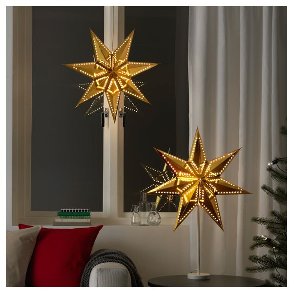 Абажур СТРОЛА, золотой (60 см) - фото 1