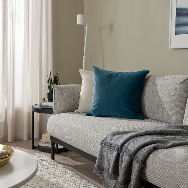 Чехол на подушку, 50x50 см, насыщенный синий IKEA SANELA САНЕЛА 805.483.26 - фото 5