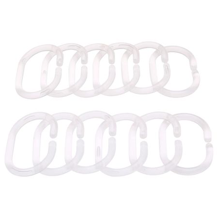 Кольца для шторы в ванную, прозрачный IKEA RINGSJÖN РИНГШЁН 303.705.75