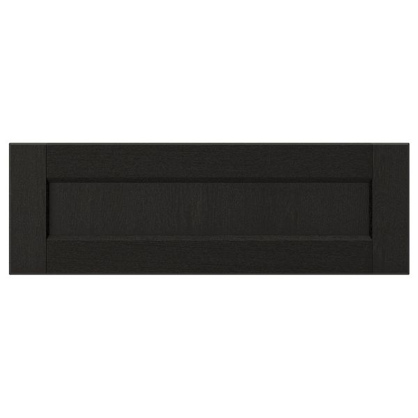 Фронтальная панель ящика, черная морилка 60x20 см IKEA LERHYTTAN ЛЕРХЮТТАН 203.565.08 - фото 1