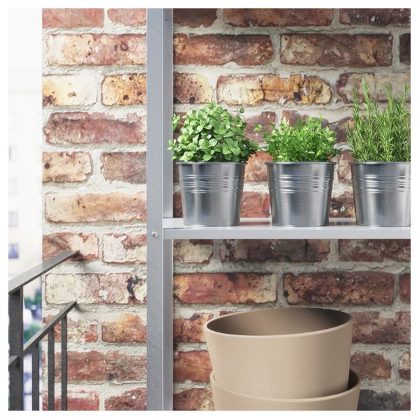 Кашпо СОККЕР, оцинковка д/дома/улицы, оцинковка (10.5 см) - фото 3