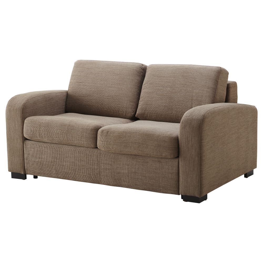 Диван-кровать 2-местный ИНГЕЛЬСТАД, Хенста светло-коричневый - фото 1