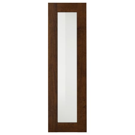 Стеклянная дверь ЭДСЕРУМ, под дерево коричневый