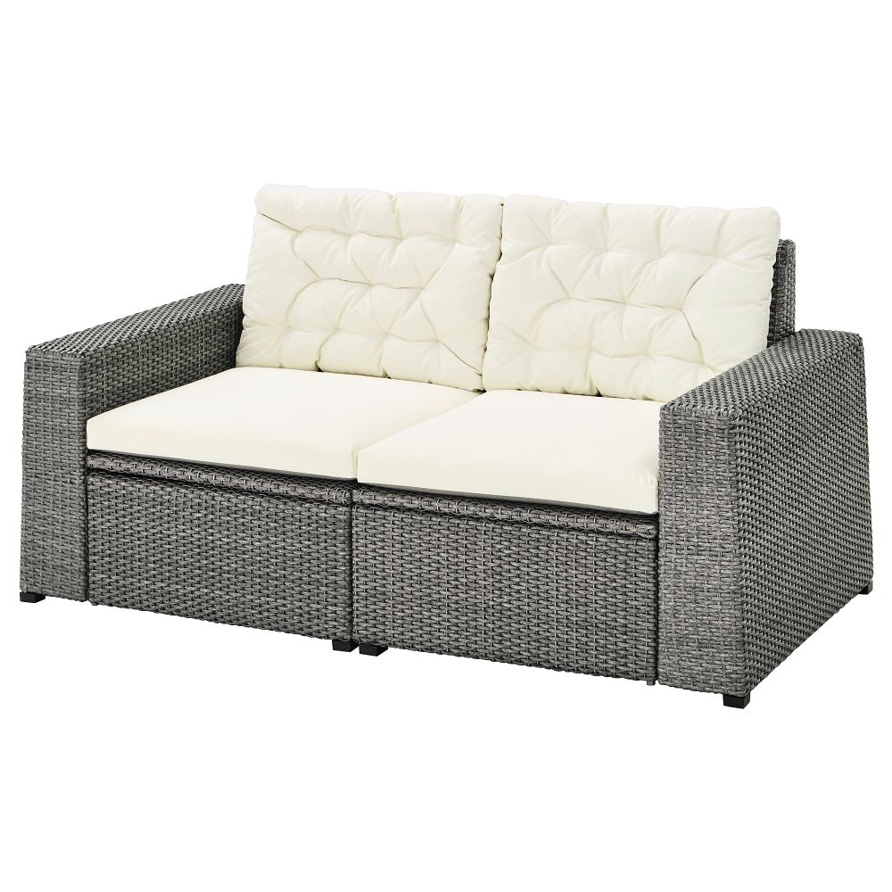 2-местный модульный диван, садовый, 161x82x84 cm IKEA SOLLERÖN СОЛЛЕРОН 593.036.65 - фото 1