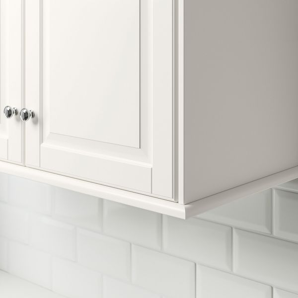 Карниз декоративный закругленный, белый с оттенком 221 см IKEA FÖRBÄTTRA ФОРБЭТТРА 903.671.41 - фото 4