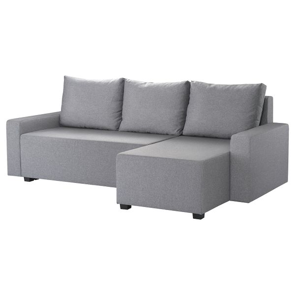 Диван-кровать с козеткой, Рудорна светло-серый IKEA GIMMARP ГИММАРП 304.489.04 - фото 1
