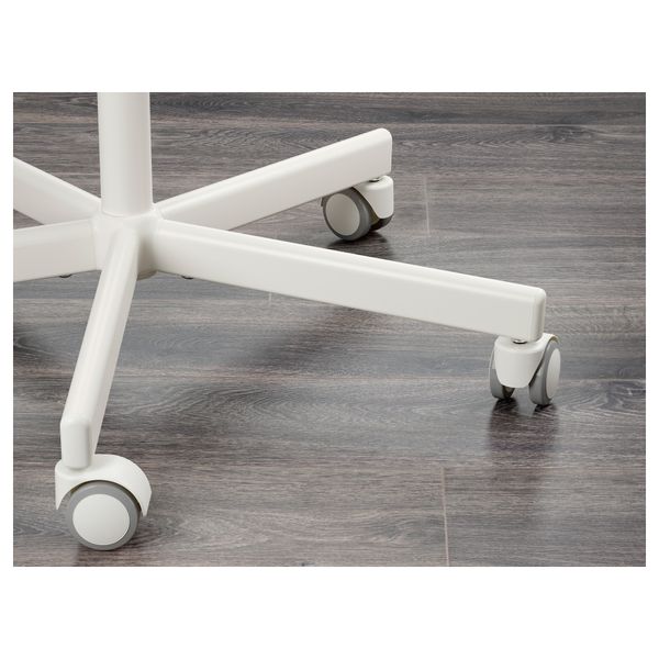 Рабочий стул ОРФЬЕЛЛЬ / СПОРРЕН, белый, Висле красно-оранжевый - схема-чертеж с размерами