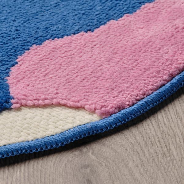 Ковер, 150x150 см, разноцветный IKEA IDROTTSHALL 205.511.09 - фото 3