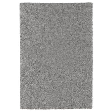 Ковер, короткий ворс, классический серый 133x195 см IKEA STOENSE СТОЭНСЕ 104.255.31