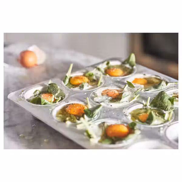 VARDAGEN Форма для выпечки - серебристый 38x29 см - схема-чертеж с размерами