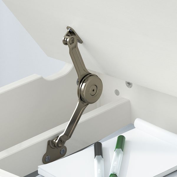 Стол с отделением для хранения, белый, 60x45 см IKEA SUNDVIK СУНДВИК 402.017.37 - схема-чертеж с размерами