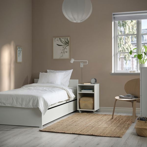 VIHALS Каркас кровати с 2 ящиками - белый/Luröy 90x200 см - фото 2