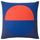 Чехол на подушку, синий/ярко-оранжевый 50x50 см IKEA MAJALOTTA МАЙЯЛОТТА 604.258.21