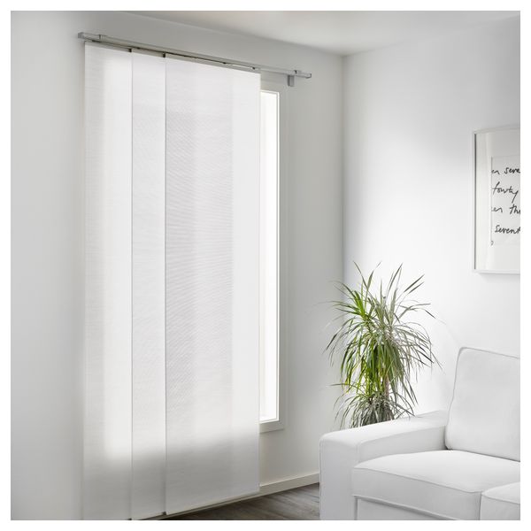 Узкая гардина ФОНСТЕРВИВА, светло-бежевый (60x300 см) - фото 2