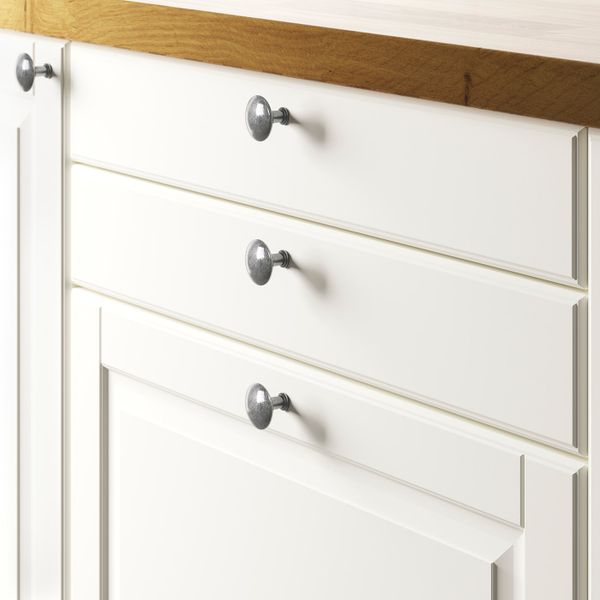 Ручка мебельная, антрацит 32 мм IKEA HEDRA ХЭДРА 203.669.89 - фото 2