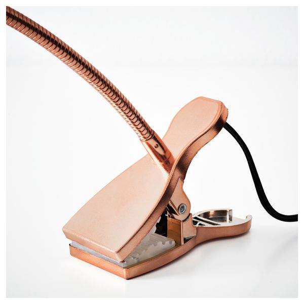 Софит настенный, с зажимом, светодиодная ЯНШО, медный - фото 3