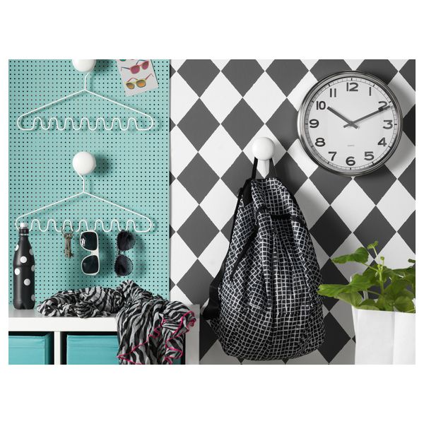 Настенные часы ПУГГ, нержавеющ сталь - схема-чертеж с размерами