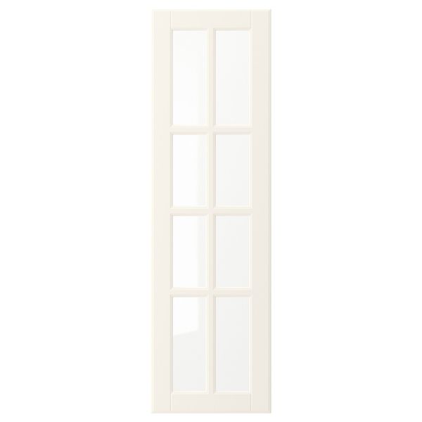 Стеклянная дверь, белый с оттенком 30x100 см IKEA BODBYN БУДБИН 304.851.09 - фото 1