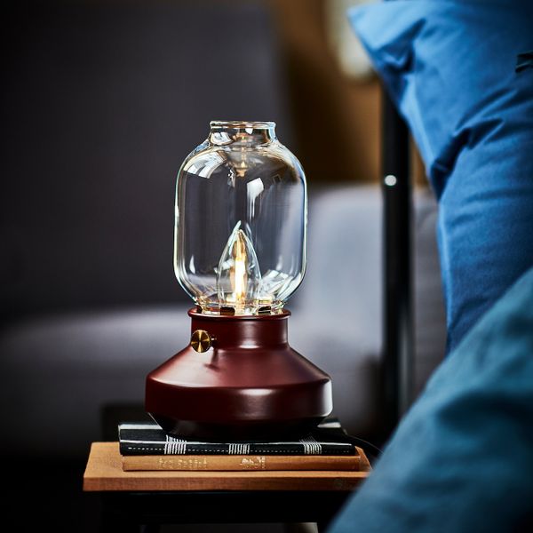 Лампа настольная, темно-красный IKEA TÄRNABY ТЭРНАБИ 404.575.30 - фото 2