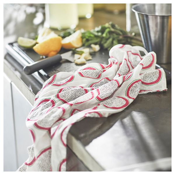 Полотенце кухонное, с рисунком, оранжевый, 45x60 см IKEA TORVFLY ТОРВФЛЮ 304.930.48 - фото 7