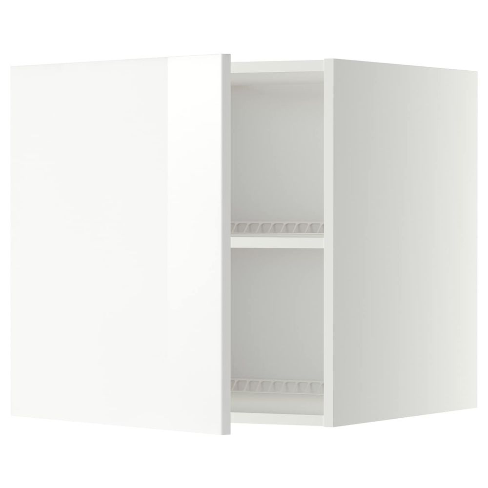 Верхний шкаф на холодильник/морозильн, белый/Рингульт белый 60x60 см IKEA METOD МЕТОД 592.325.88 - схема-чертеж с размерами