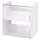 ENHET Напольный шкаф для раковины,2 ящика - белый 60x40x60 см