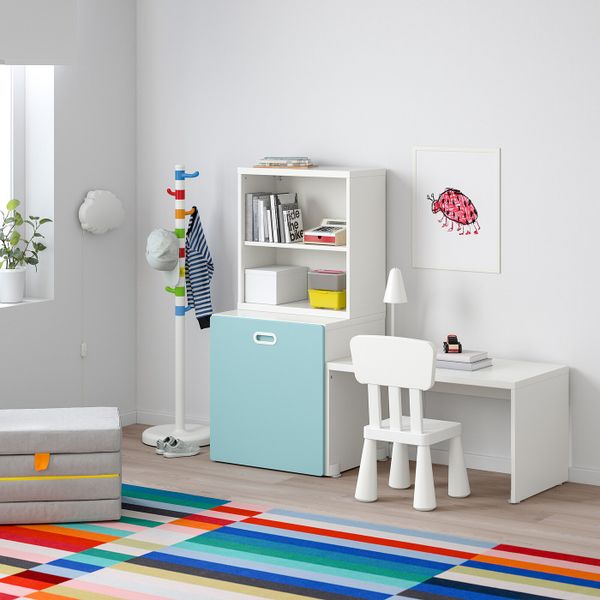 Стол с отделением для игрушек, белый/голубой 150x50x128 см IKEA STUVA СТУВА / FRITIDS ФРИТИДС 192.796.29 - фото 2