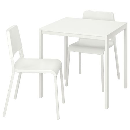 Стол и 2 стула, 75x75 cm IKEA MELLTORP МЕЛЬТОРП, TEODORES ТЕОДОРЕС 392.969.01