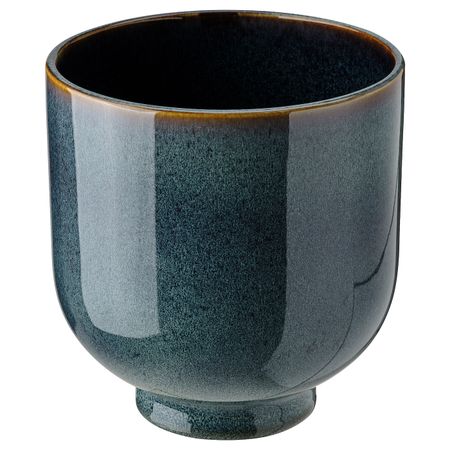 Кашпо, для дома, улицы темно-синий 15 см IKEA DRÖMSK ДРЁМСК 004.968.40