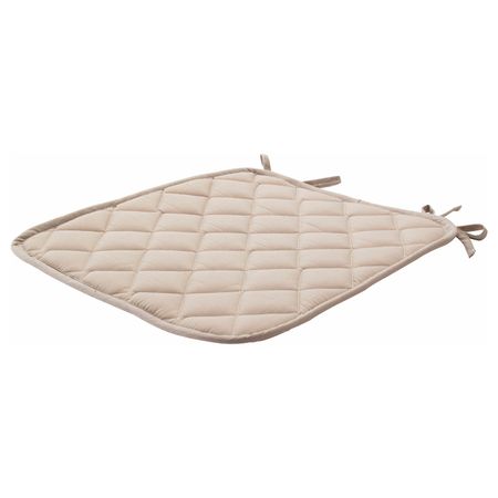 Подушка на стул, бежевый 38/35x38x2 см IKEA SITTA СИТА 401.687.09