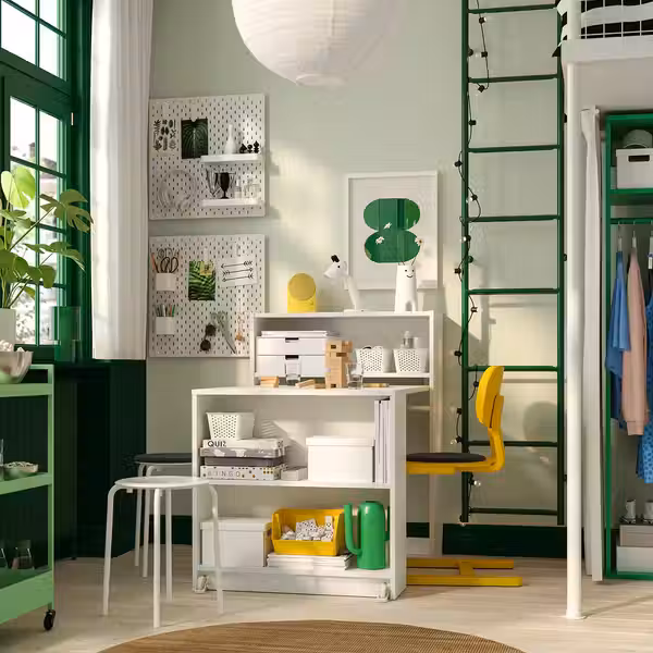 Стеллаж со складным столом IKEA, дополнительный ракурс