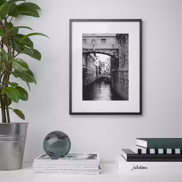 LOMVIKEN Рама - чёрный 30x40 см - фото 2