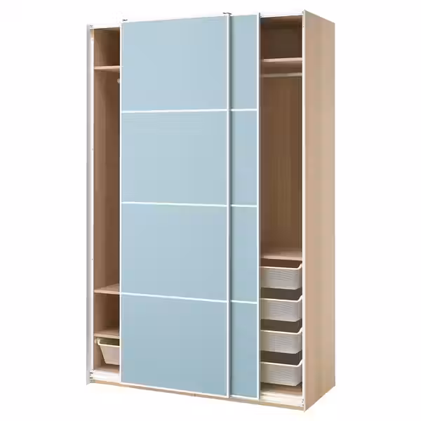 PAX / MEHAMN Гардероб с раздвижными дверьми - фото 1