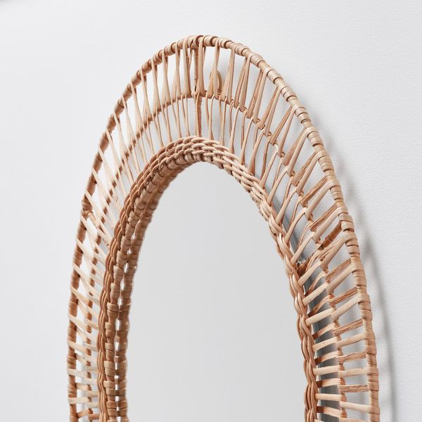 Зеркало, ротанг 67 см IKEA ÄNGLARP ЭНГЛАРП 604.739.73 - схема-чертеж с размерами