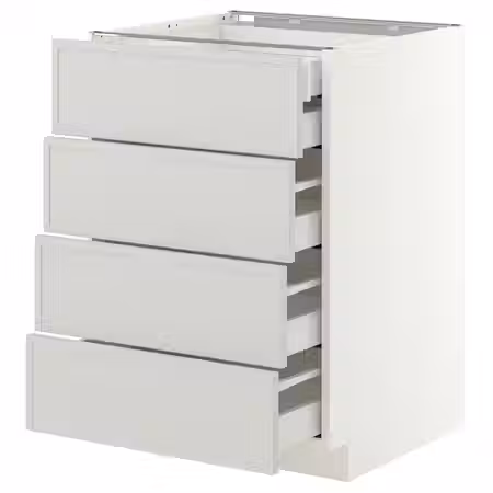 METOD / MAXIMERA Напольный шкаф 4фасада/2нзк/3срд ящ