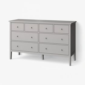 GULLABERG Комод с 8 ящиками - серый 168x48x100 см