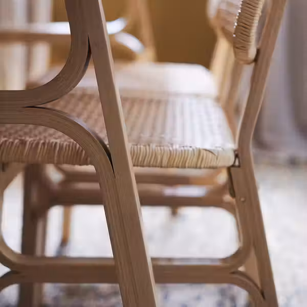 VOXLÖV Стул - светлый бамбук - фото 4