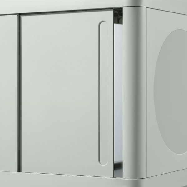 IVÖSJÖN ИВОШЁН Шкаф под раковину - с раздвижными дверями/зеленый 50x33x57 см - фото 5