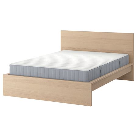 MALM Каркас кровати с матрасом