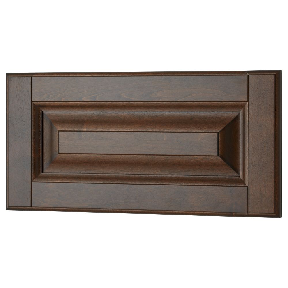 Фронтальная панель ящика ДАЛАРНА, темно-коричневый - схема-чертеж с размерами