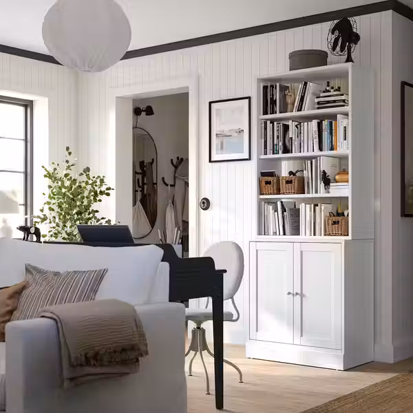 HAVSTA Комбинация д/хранения - белый 81x47x212 см - фото 2