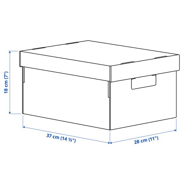 Упаковка 2 из 1 для IKEA - схема-чертеж с размерами